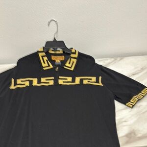 Versace Black and Gold Men's Shirt